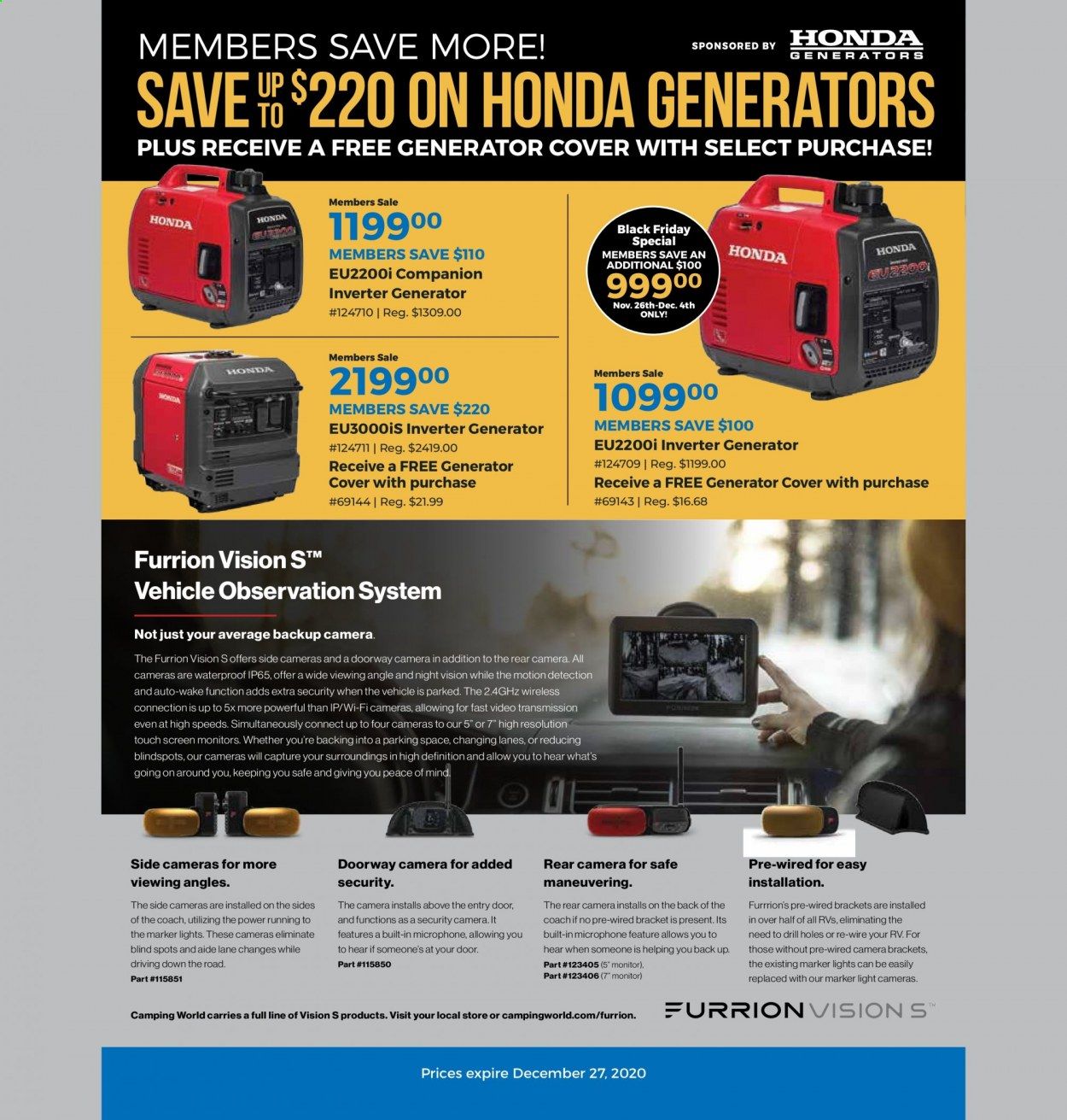 Camping World Weekly Ad Flyer November 23 to December 27