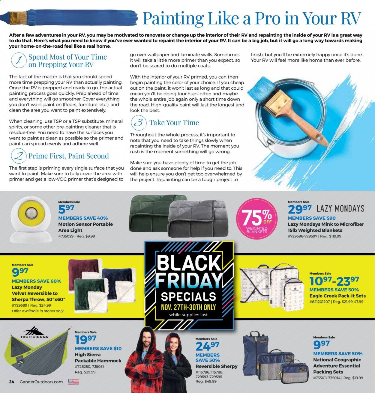 Camping World Weekly Ad Flyer November 23 to December 27