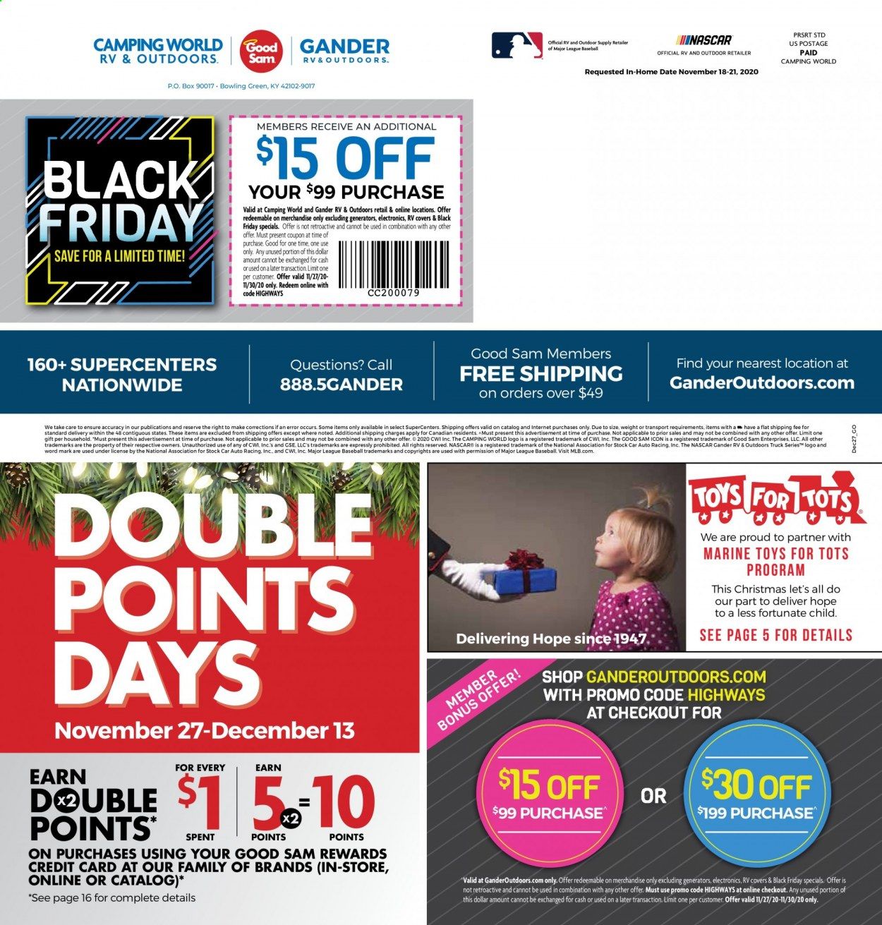 Camping World Weekly Ad Flyer November 23 to December 27