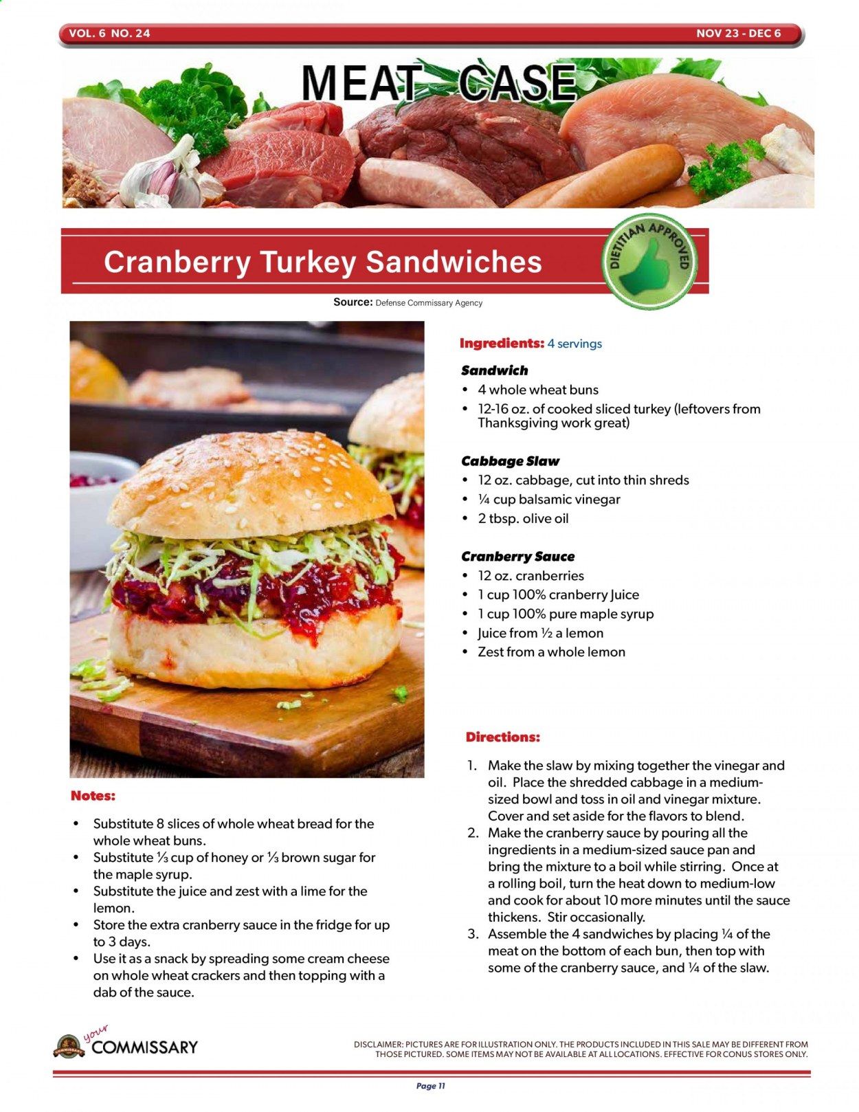 Commissary Weekly Ad Flyer November 23 to December 6