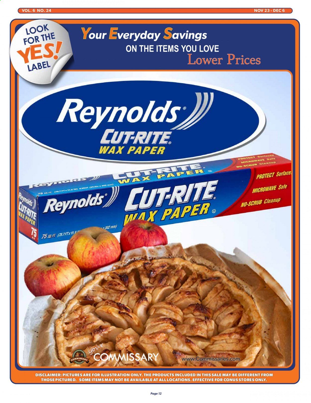 Commissary Weekly Ad Flyer November 23 to December 6
