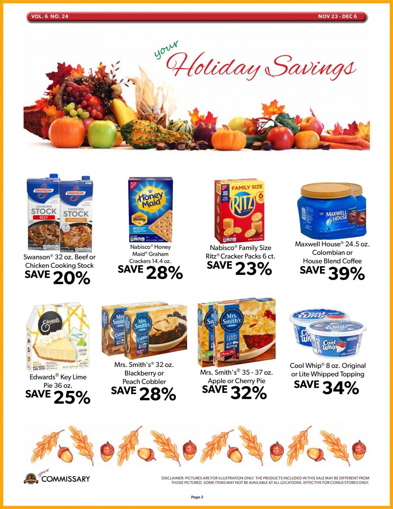Commissary Weekly Ad Flyer November 23 to December 6