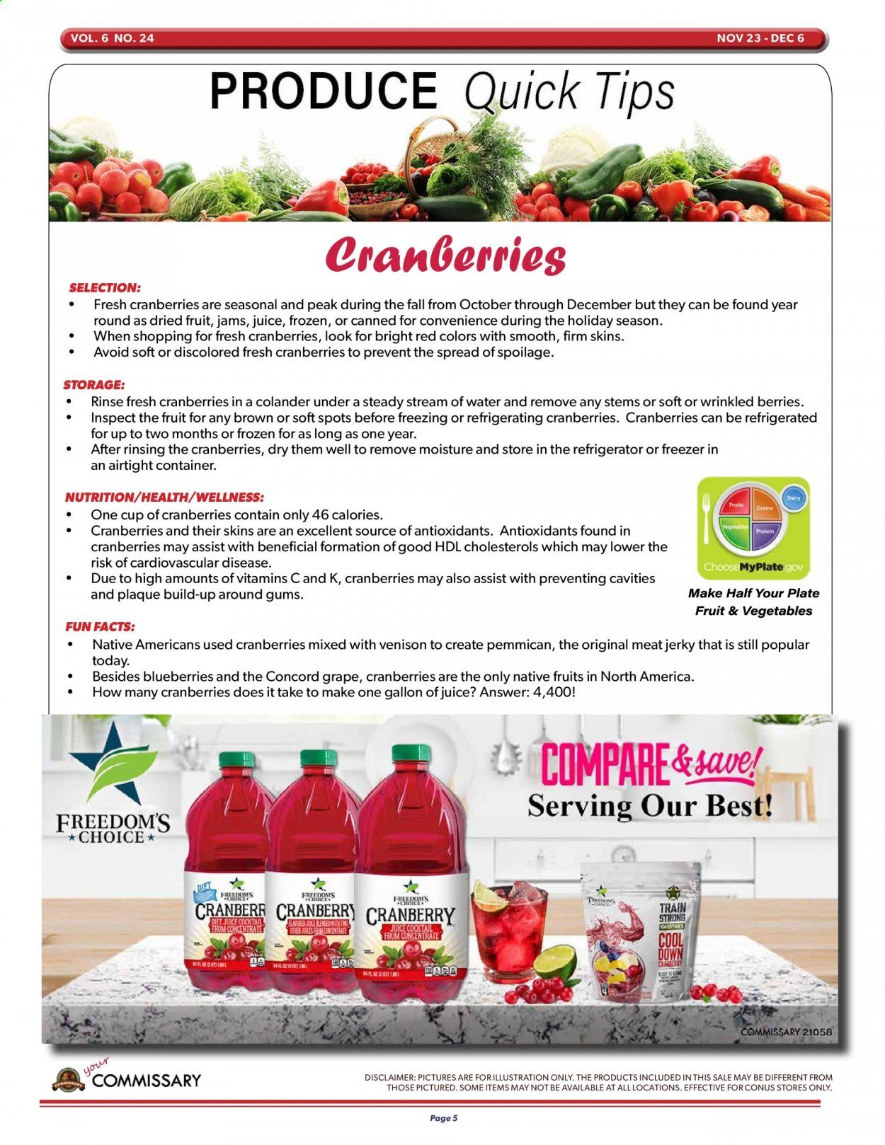 Commissary Weekly Ad Flyer November 23 to December 6