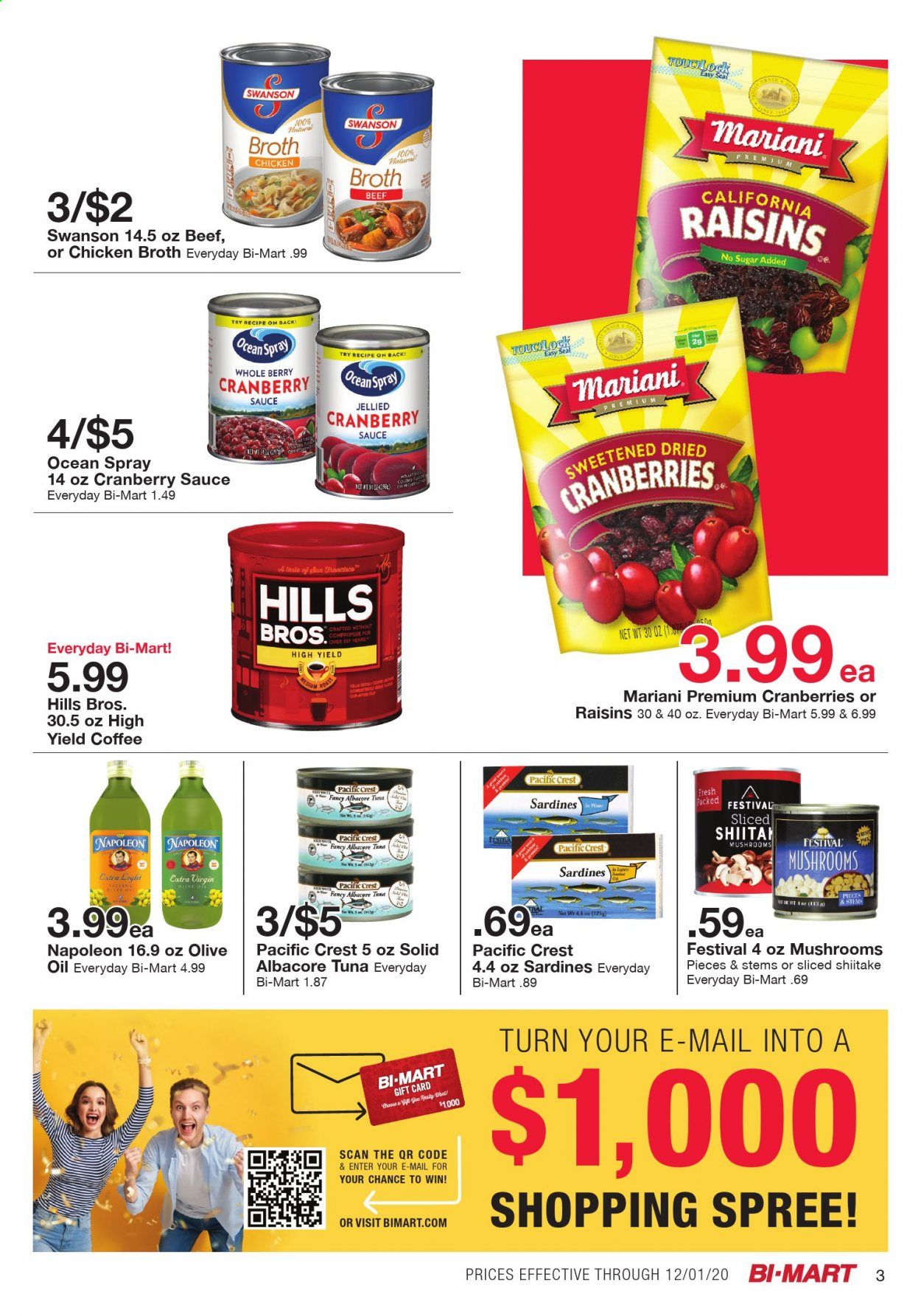 Bi-Mart Weekly Ad Flyer November 24 to December 1