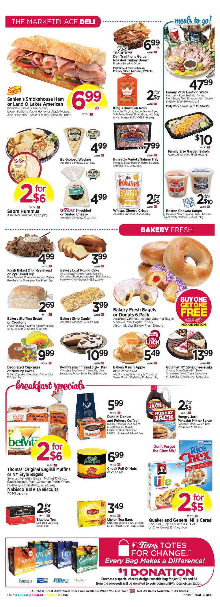 Tops Friendly Markets Thanksgiving Weekly Ad Flyer November 22 to November 28, 2020