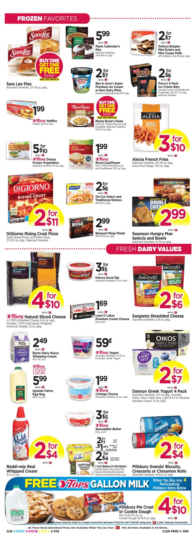 Tops Friendly Markets Thanksgiving Weekly Ad Flyer November 22 to November 28, 2020