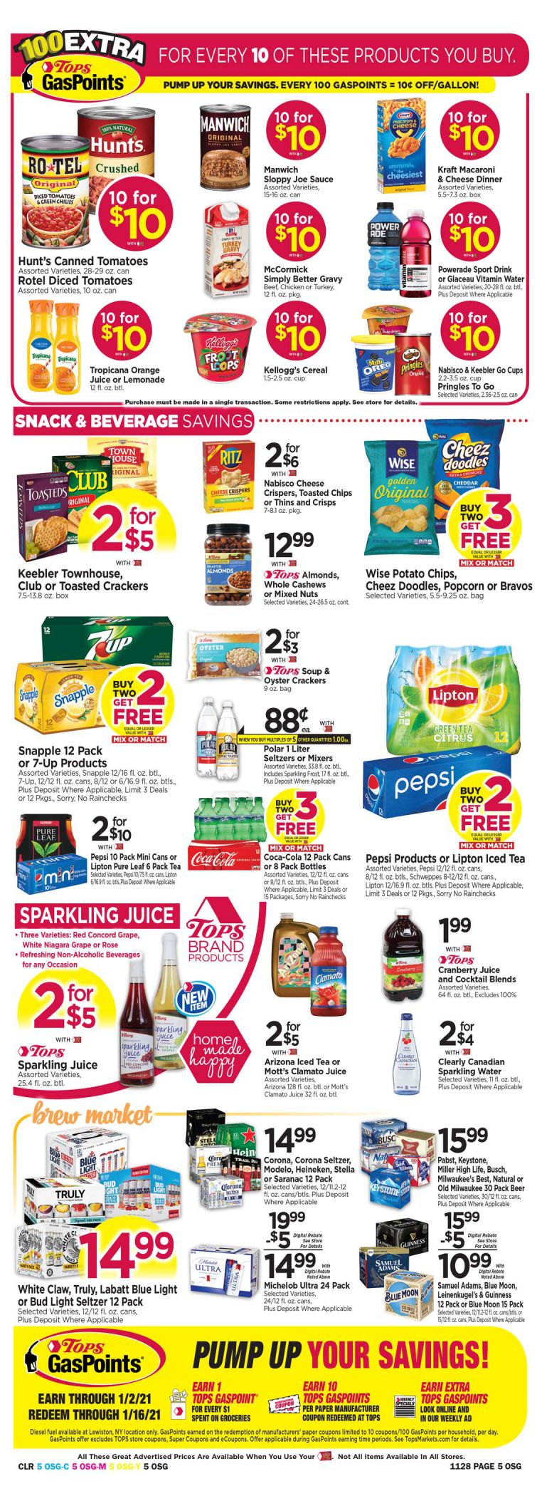 Tops Friendly Markets Thanksgiving Weekly Ad Flyer November 22 to November 28, 2020