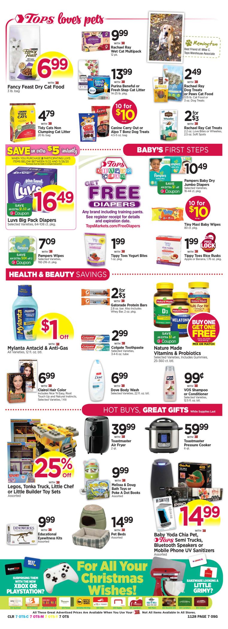 Tops Friendly Markets Thanksgiving Weekly Ad Flyer November 22 to November 28, 2020