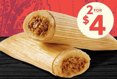 New 2 for $4 Tamales Available Between 10 am and 7 pm at Del Taco Restaurants