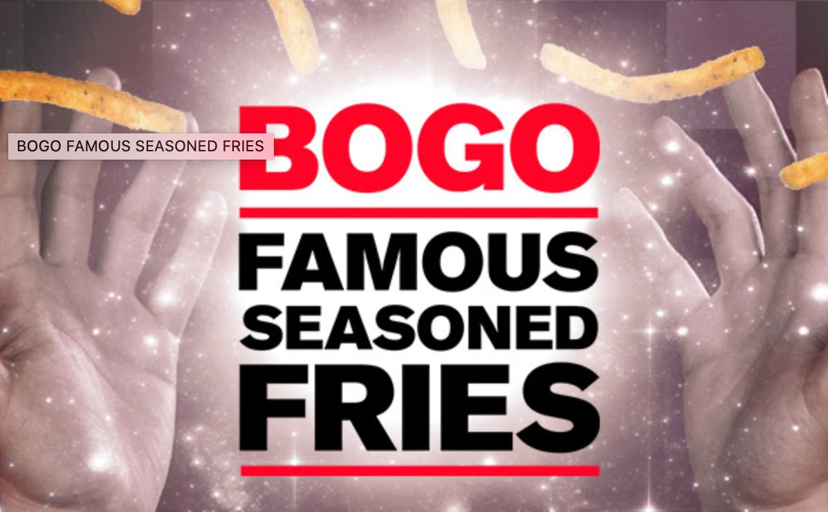 Black FryDay BOGO Special at Checkers In Restaurant and Online November 27 Black FryDay BOGO Special at Checkers In Restaurant and Online November 27