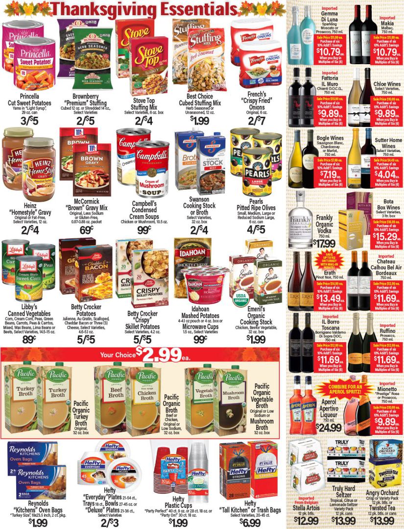 Angelo Caputo's Thanksgiving Ad Flyer November 25 to December 1, 2020