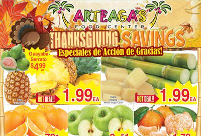 Artega's Thanksgiving Ad Flyer November 25 to December 1, 2020