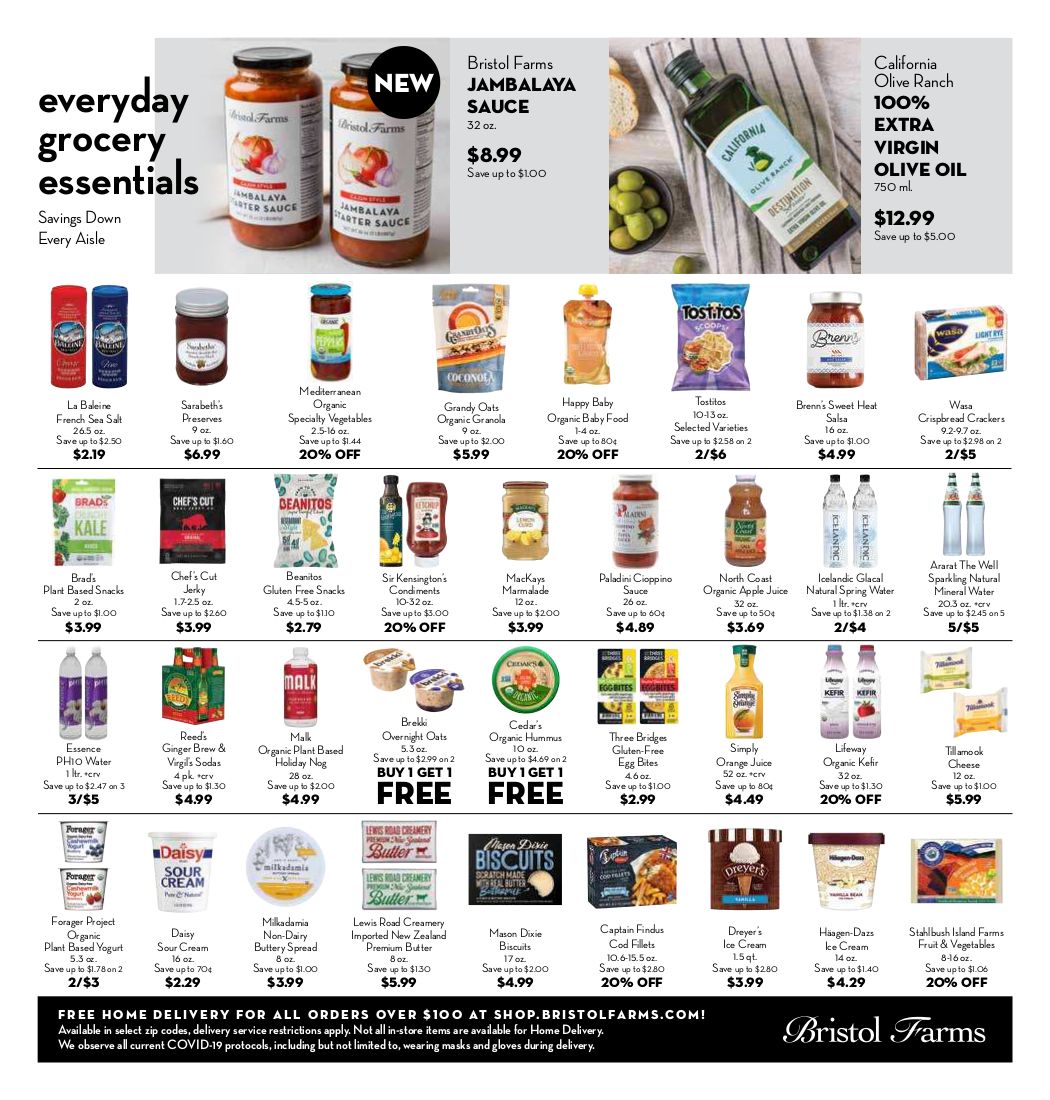 Bristol Farms Thanksgiving Ad Flyer November 25 to December 1, 2020