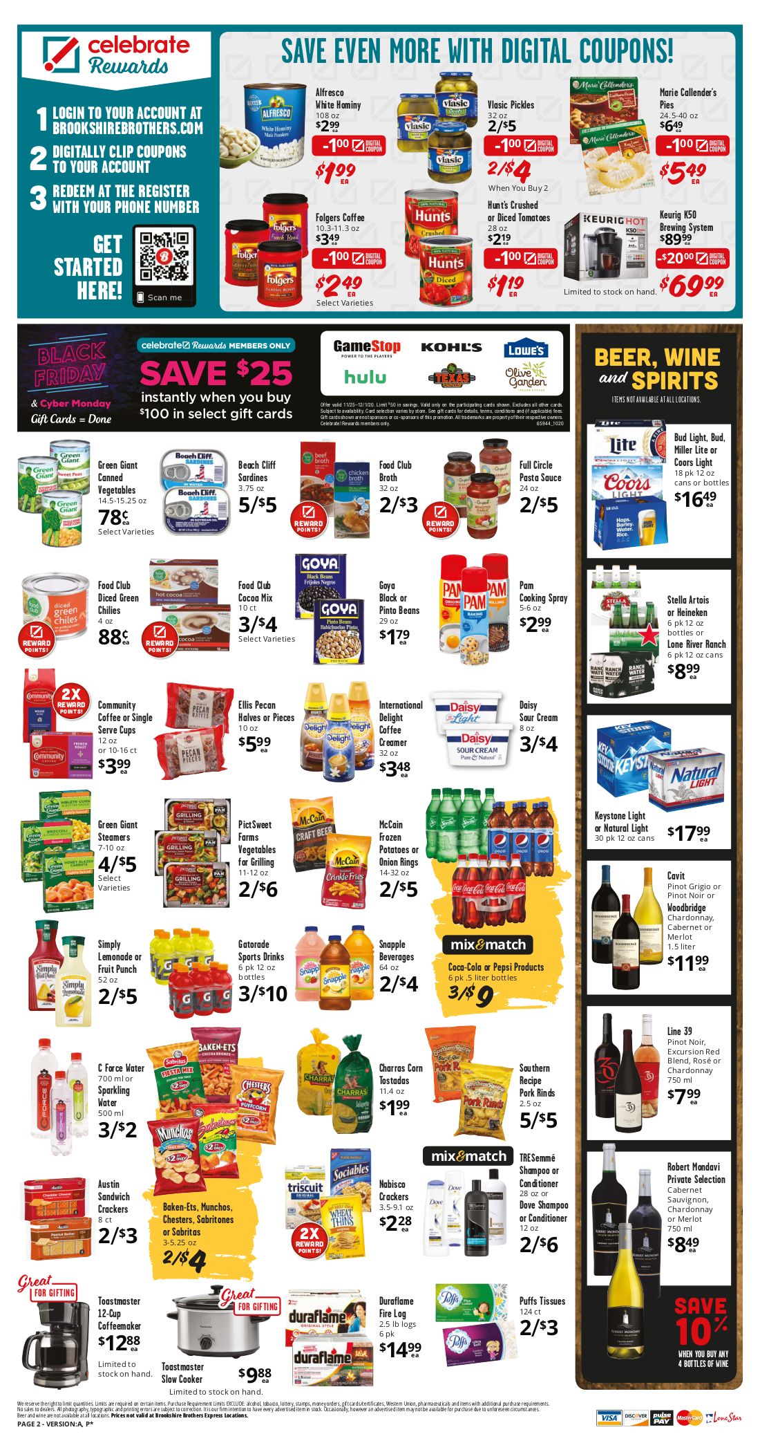 Brookshire Brothers Thanksgiving Ad Flyer November 25 to December 1, 2020