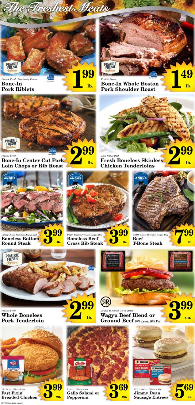 Harvest Foods Thanksgiving Ad Flyer November 25 to December 1, 2020
