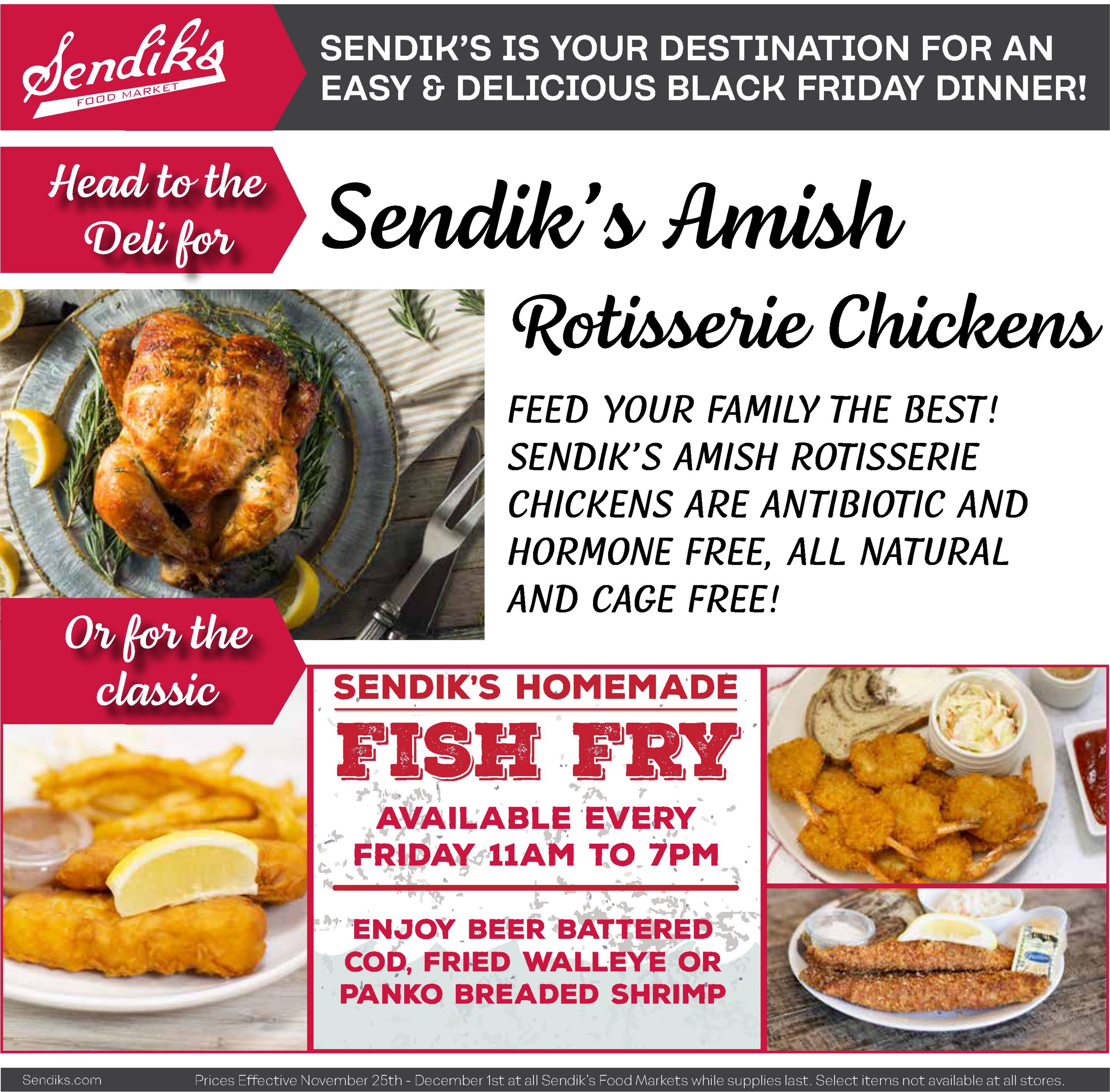 Sendik's Thanksgiving Ad Flyer November 25 to December 1, 2020