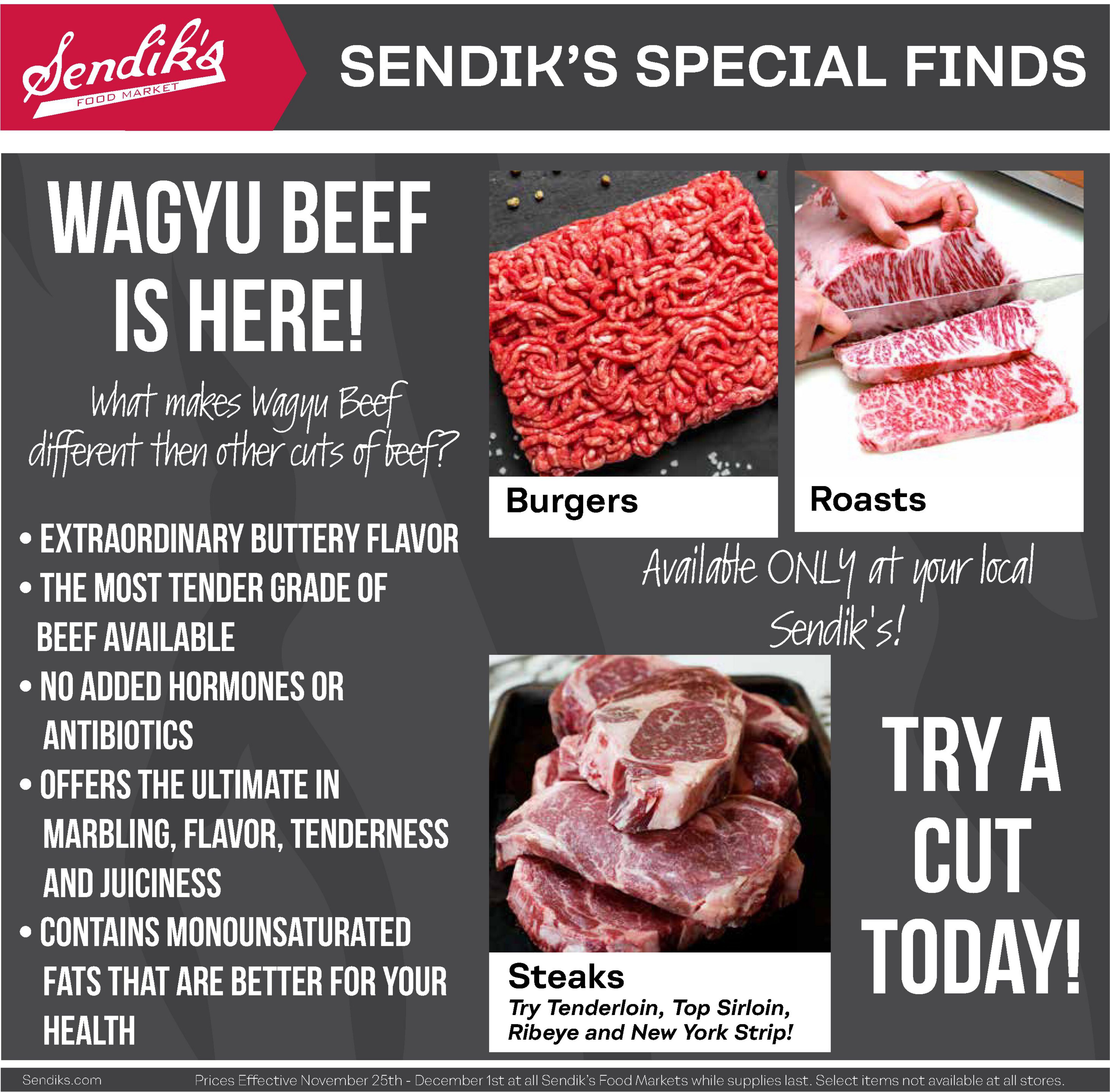Sendik's Thanksgiving Ad Flyer November 25 to December 1, 2020