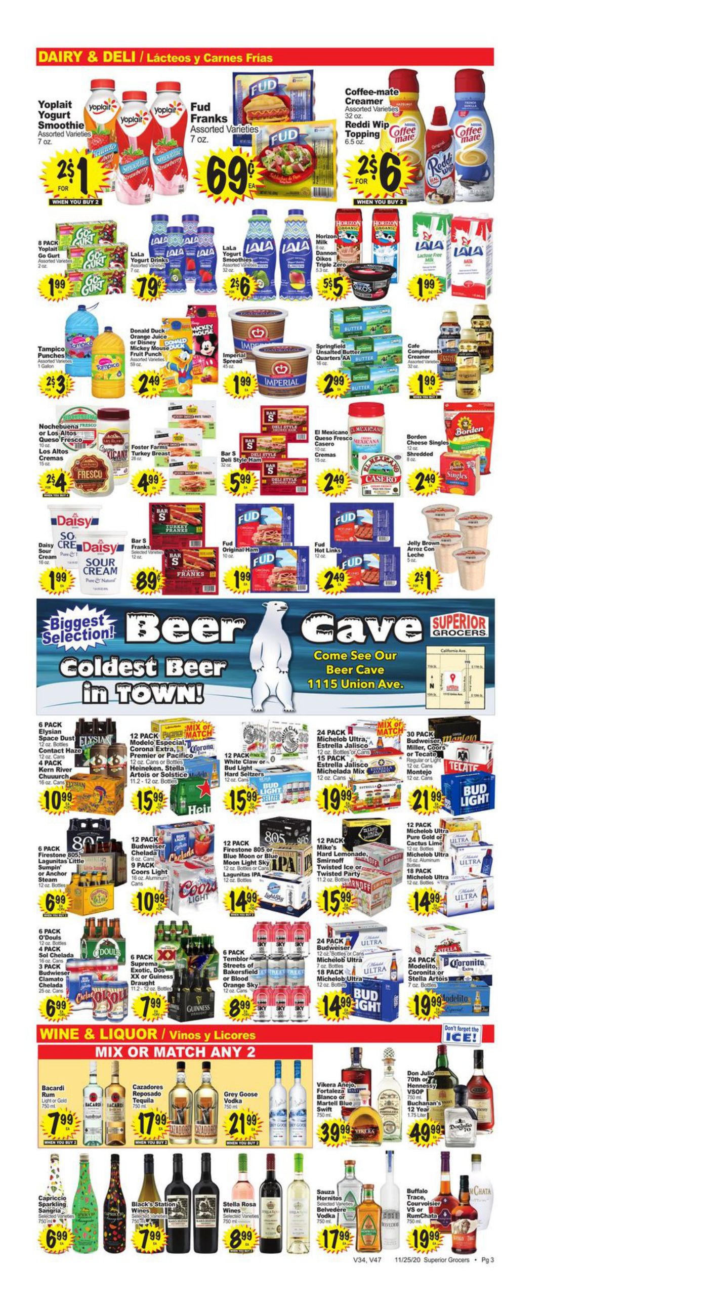 Superior Grocers Thanksgiving Ad Flyer November 25 to December 1, 2020
