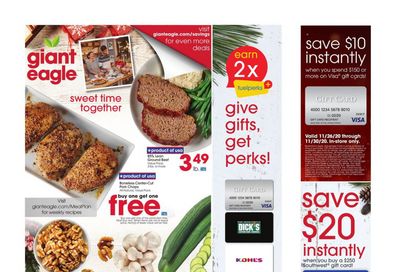 Giant Eagle Thanksgiving Weekly Ad Flyer November 26 to December 2, 2020