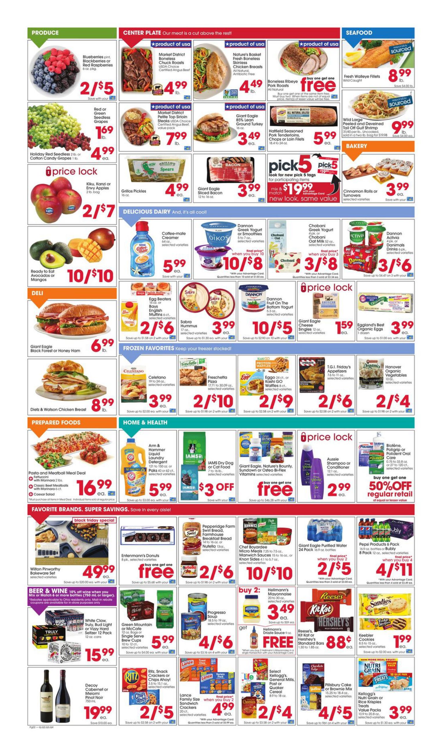Giant Eagle Thanksgiving Weekly Ad Flyer November 26 to December 2, 2020
