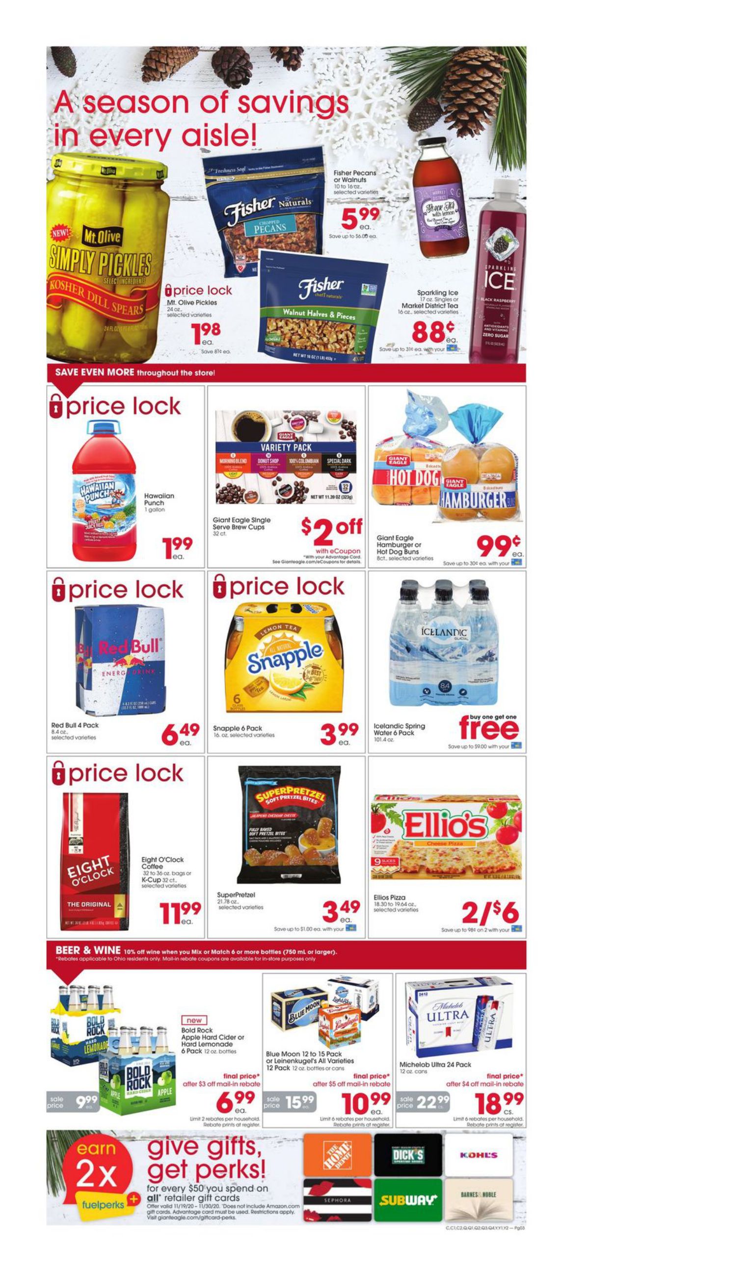 Giant Eagle Thanksgiving Weekly Ad Flyer November 26 to December 2, 2020
