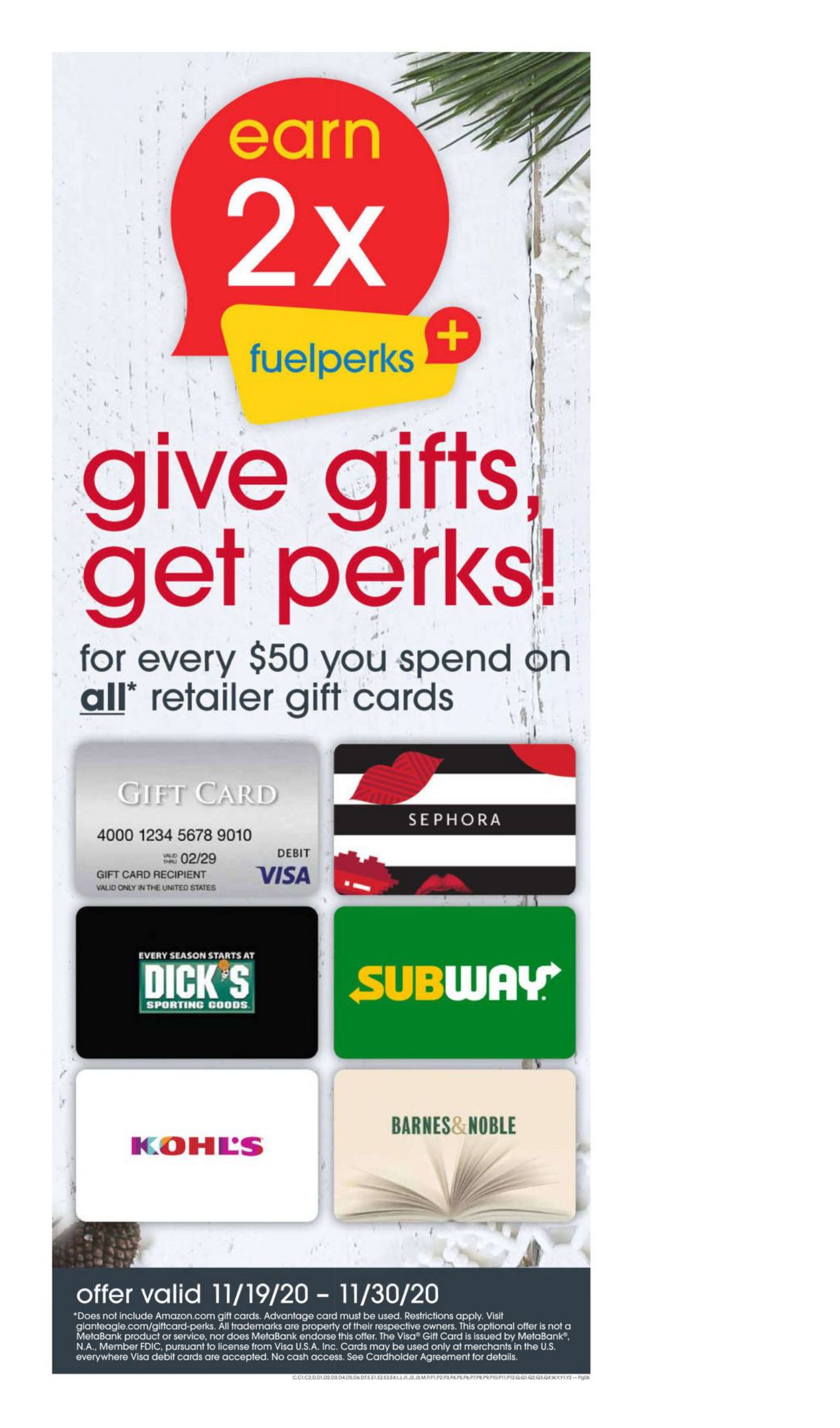 Giant Eagle Thanksgiving Weekly Ad Flyer November 26 to December 2, 2020