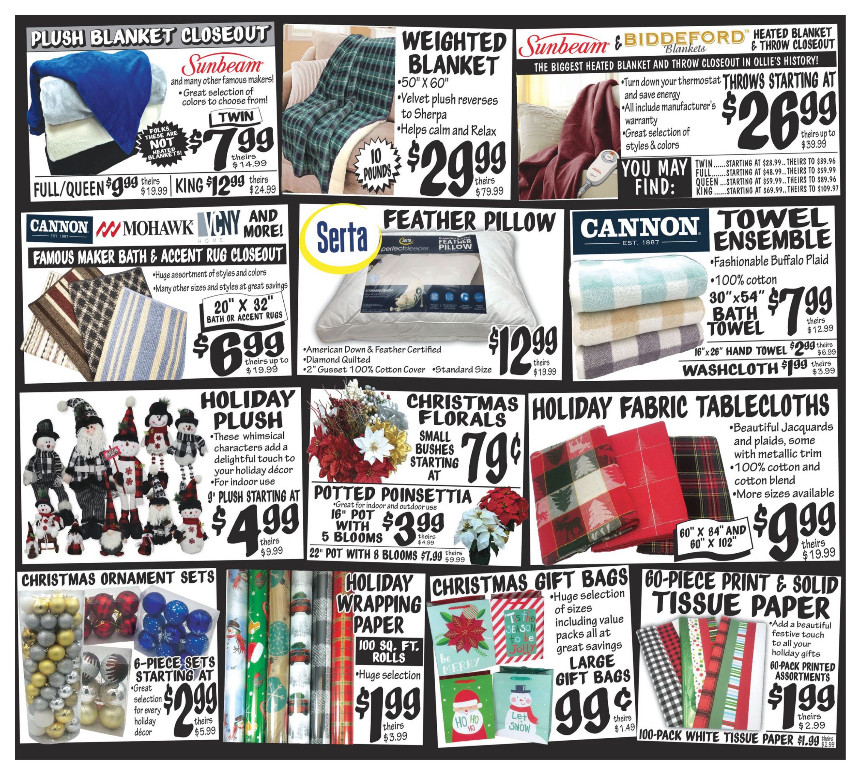 Ollie's Bargain Outlet Thanksgiving Weekly Ad Flyer November 27 to December 2, 2020