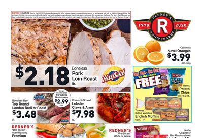 Redner's Markets Thanksgiving Weekly Ad Flyer November 26 to December 2, 2020