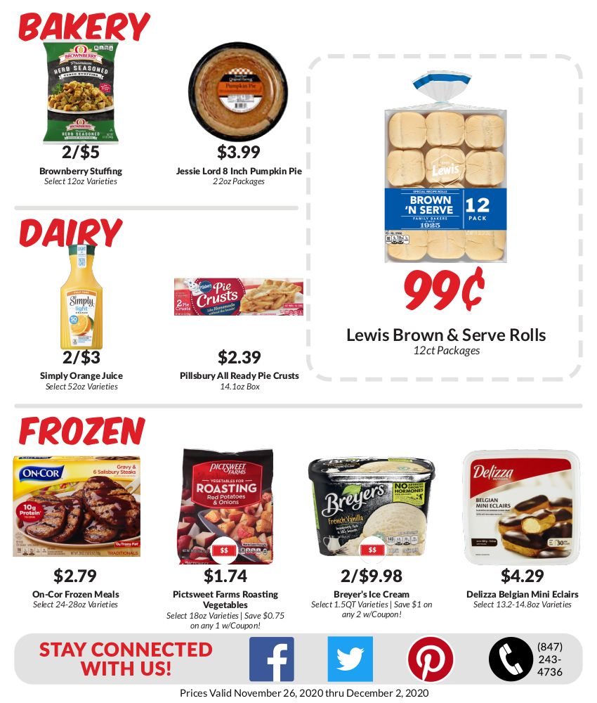 Woodman's Market (IL) Thanksgiving Weekly Ad Flyer November 26 to December 2, 2020