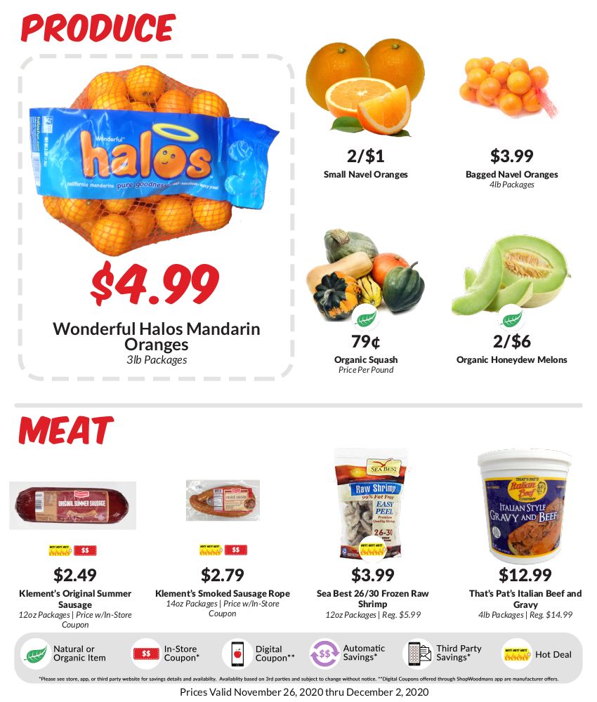 Woodman's Market (WI) TThanksgiving Weekly Ad Flyer November 26 to December 2, 2020