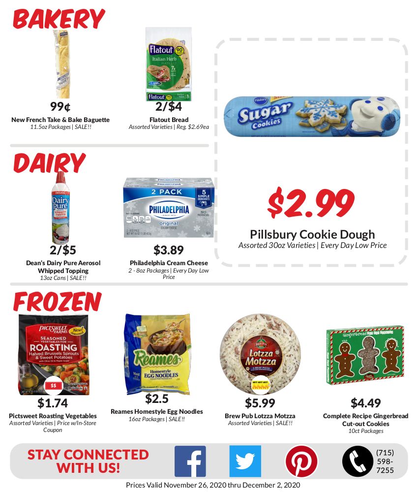 Woodman's Market (WI) TThanksgiving Weekly Ad Flyer November 26 to December 2, 2020