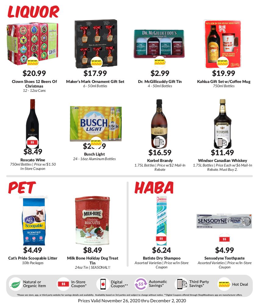 Woodman's Market (WI) TThanksgiving Weekly Ad Flyer November 26 to December 2, 2020