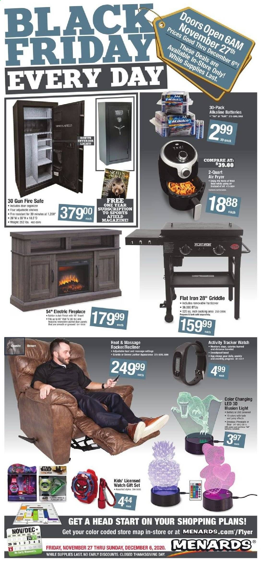 Menards Weekly Ad Flyer November 27 to December 6