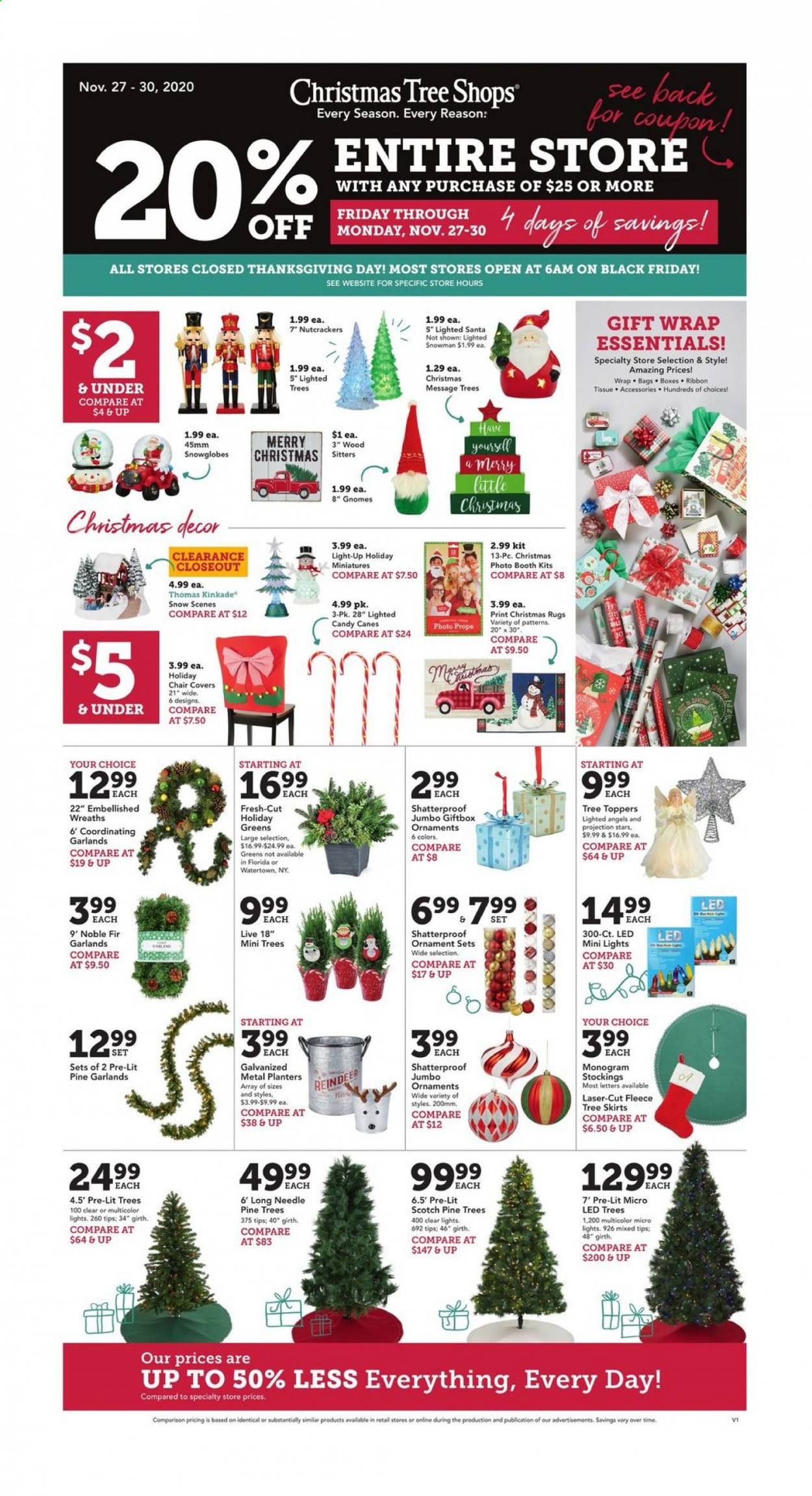 Christmas Tree Shops Weekly Ad Flyer November 27 to November 30