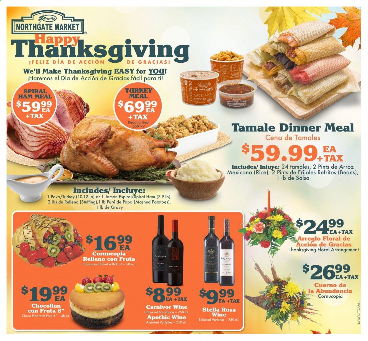 Northgate Market (CA) Weekly Ad Flyer November 25 to December 1