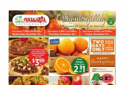 Vallarta (CA) Weekly Ad Flyer November 25 to December 1