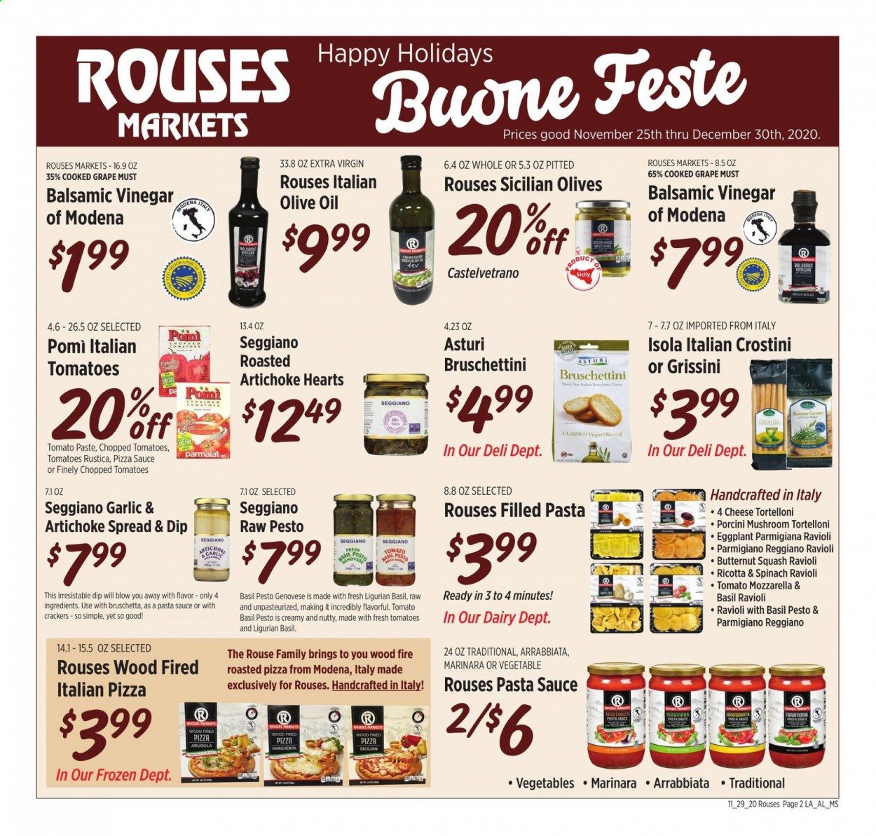 Rouses Markets (AL, LA, MS) Weekly Ad Flyer November 25 to November 30