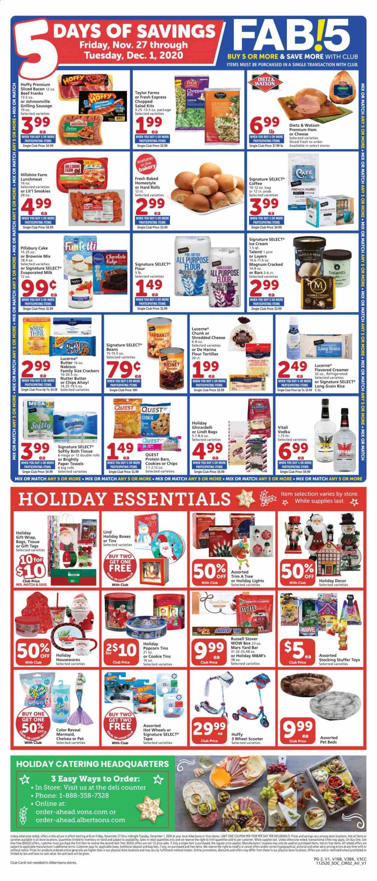 Vons (CA, NV) Weekly Ad Flyer November 25 to December 15