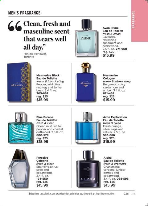 Avon Weekly Ad Flyer November 24 to December 7