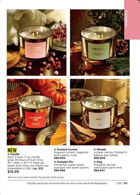 Avon Weekly Ad Flyer November 24 to December 7