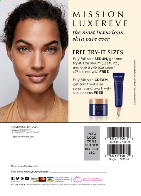 Avon Weekly Ad Flyer November 24 to December 7