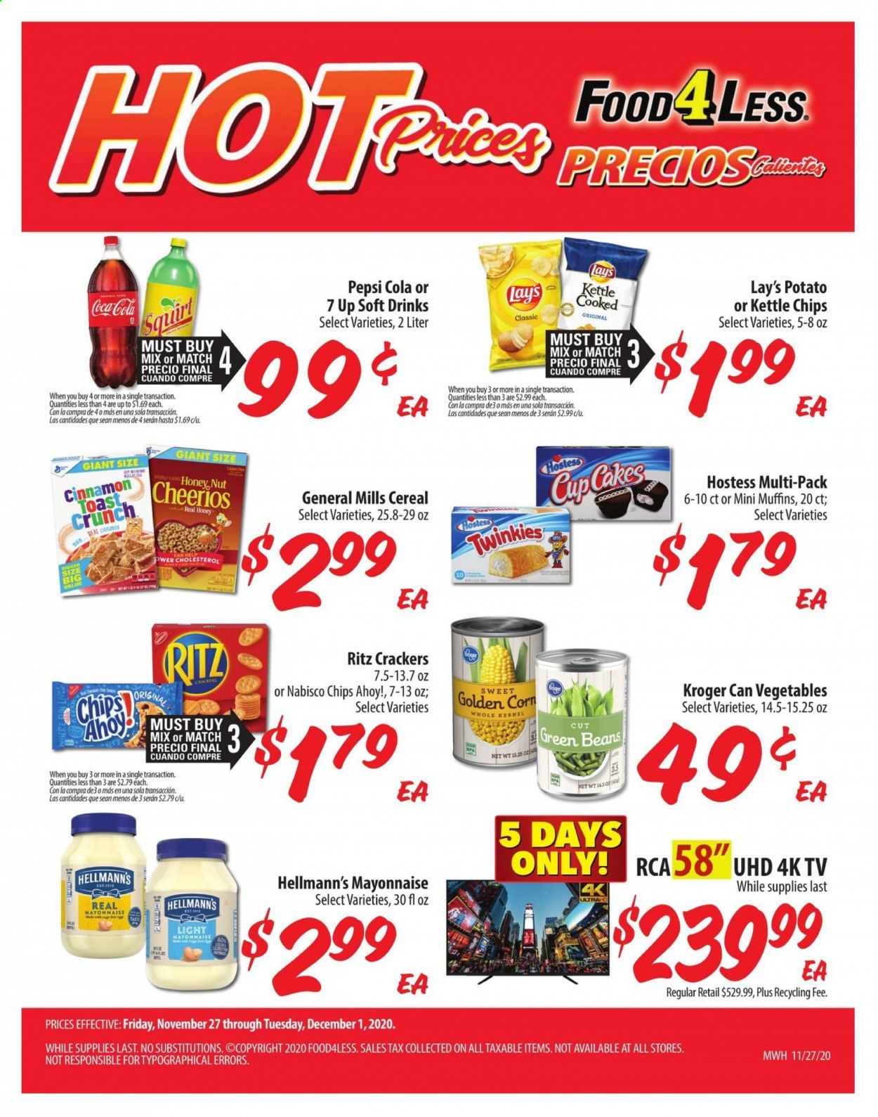 Food 4 Less (IL) Weekly Ad Flyer November 27 to December 1