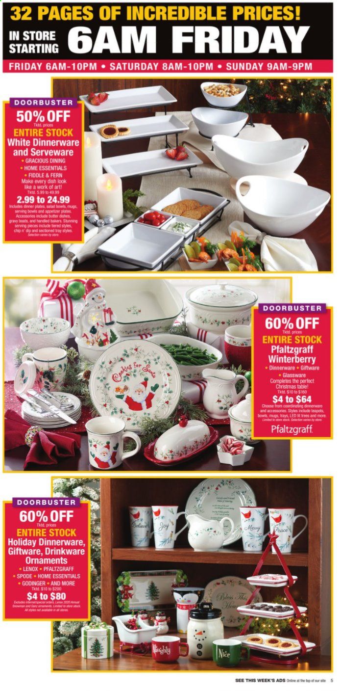 Boscov's Weekly Ad Flyer November 25 to November 29