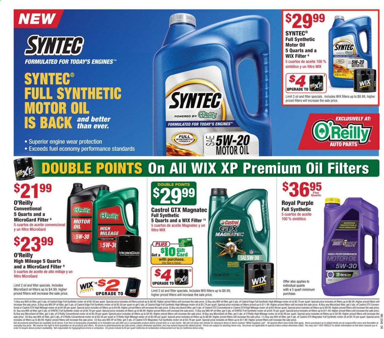 O'Reilly Auto Parts Weekly Ad Flyer November 25 to December 29
