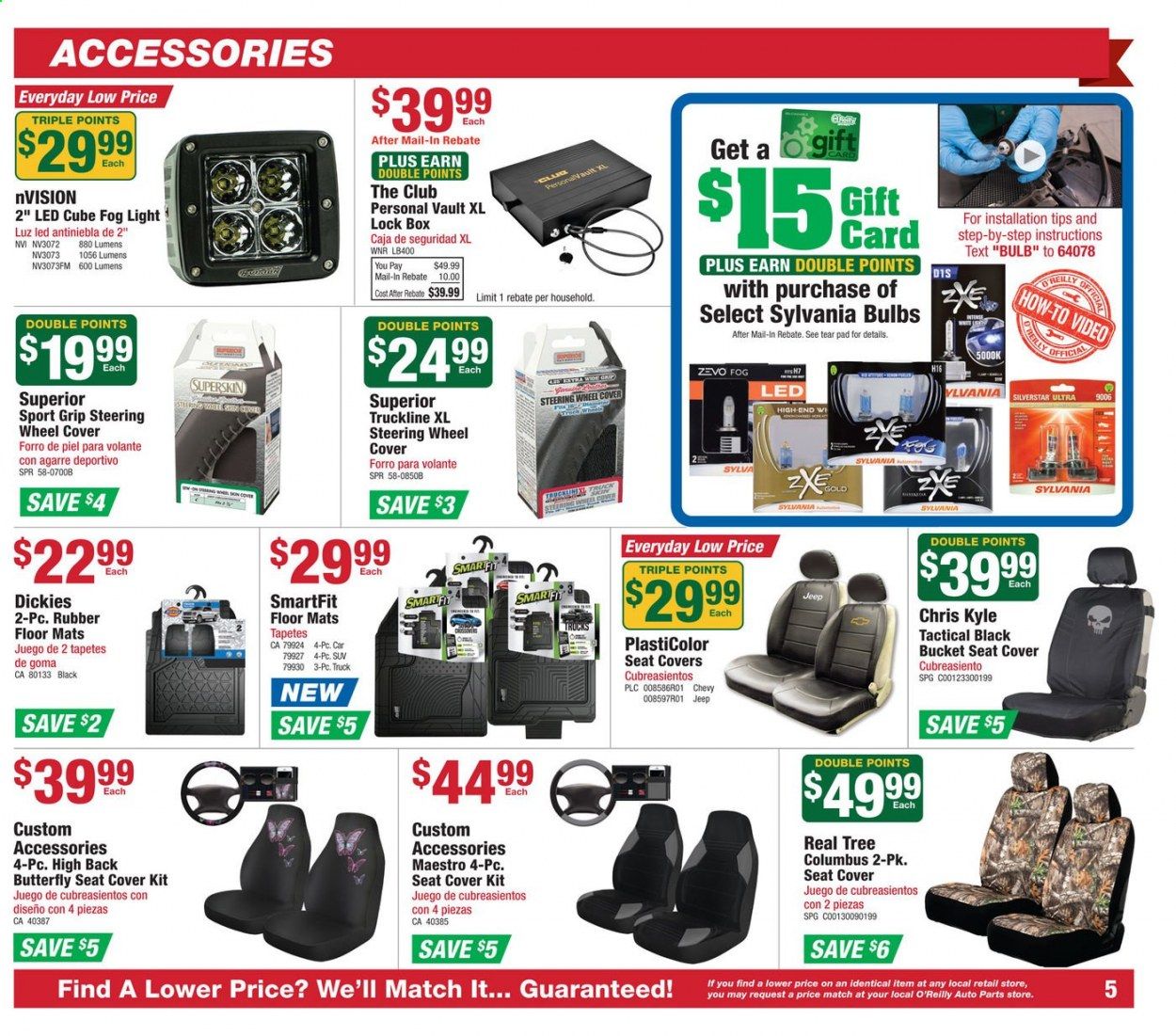 O'Reilly Auto Parts Weekly Ad Flyer November 25 to December 29