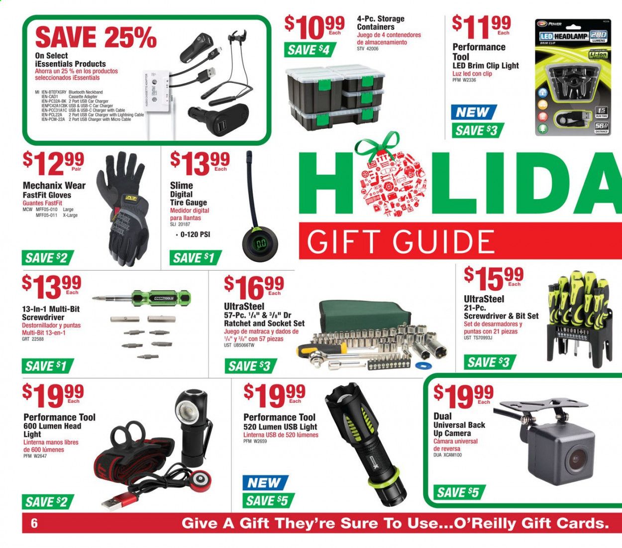O'Reilly Auto Parts Weekly Ad Flyer November 25 to December 29