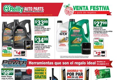 O'Reilly Auto Parts Weekly Ad Flyer November 25 to December 29