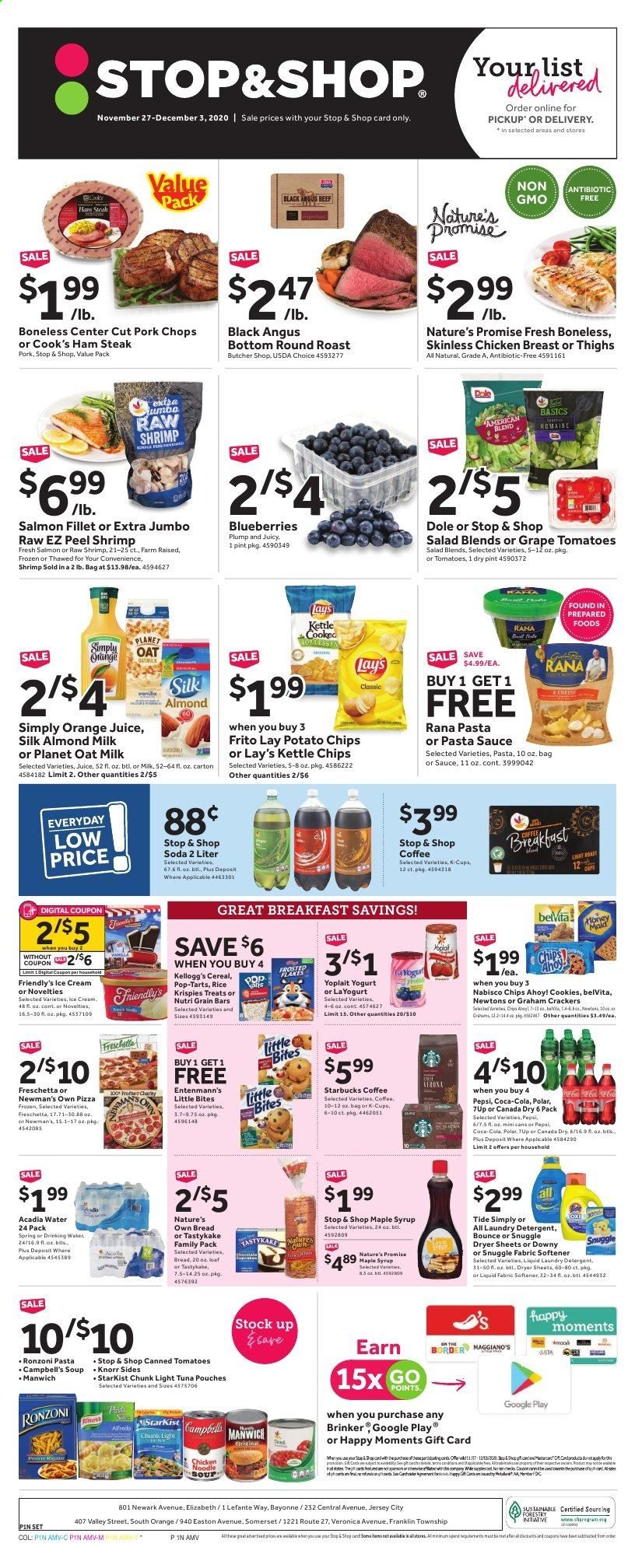 Stop & Shop (NJ) Weekly Ad Flyer November 27 to December 3