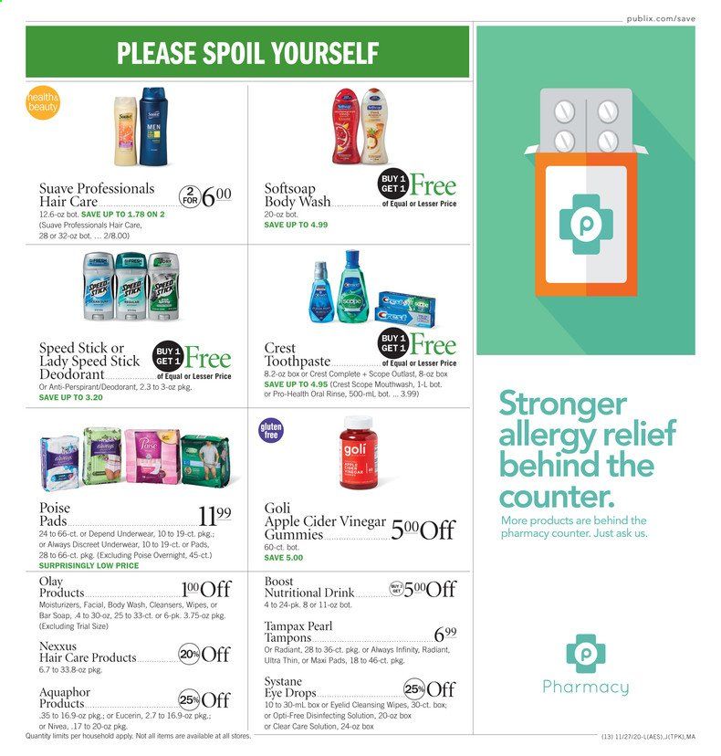 Publix (AL, FL, GA, NC, SC, TN) Weekly Ad Flyer November 27 to December 2