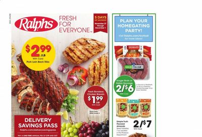 Ralphs (DC, DE, FL, GA, MD, NC, SC, VA) Weekly Ad Flyer November 27 to December 1